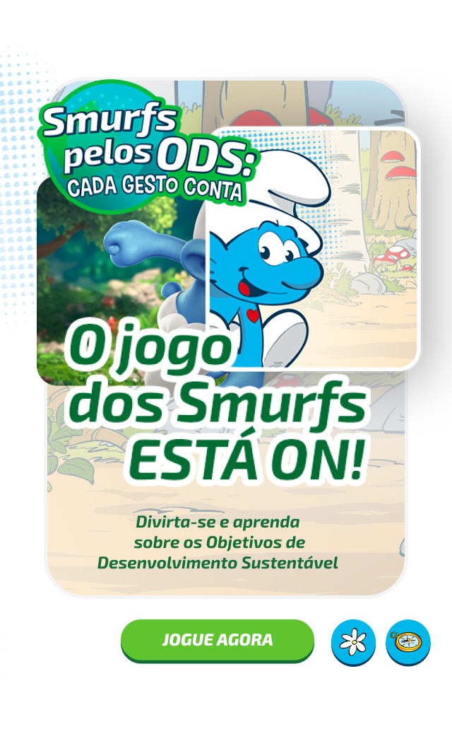 O jogo dos Smurfs ESTÁ ON! Jogue agora